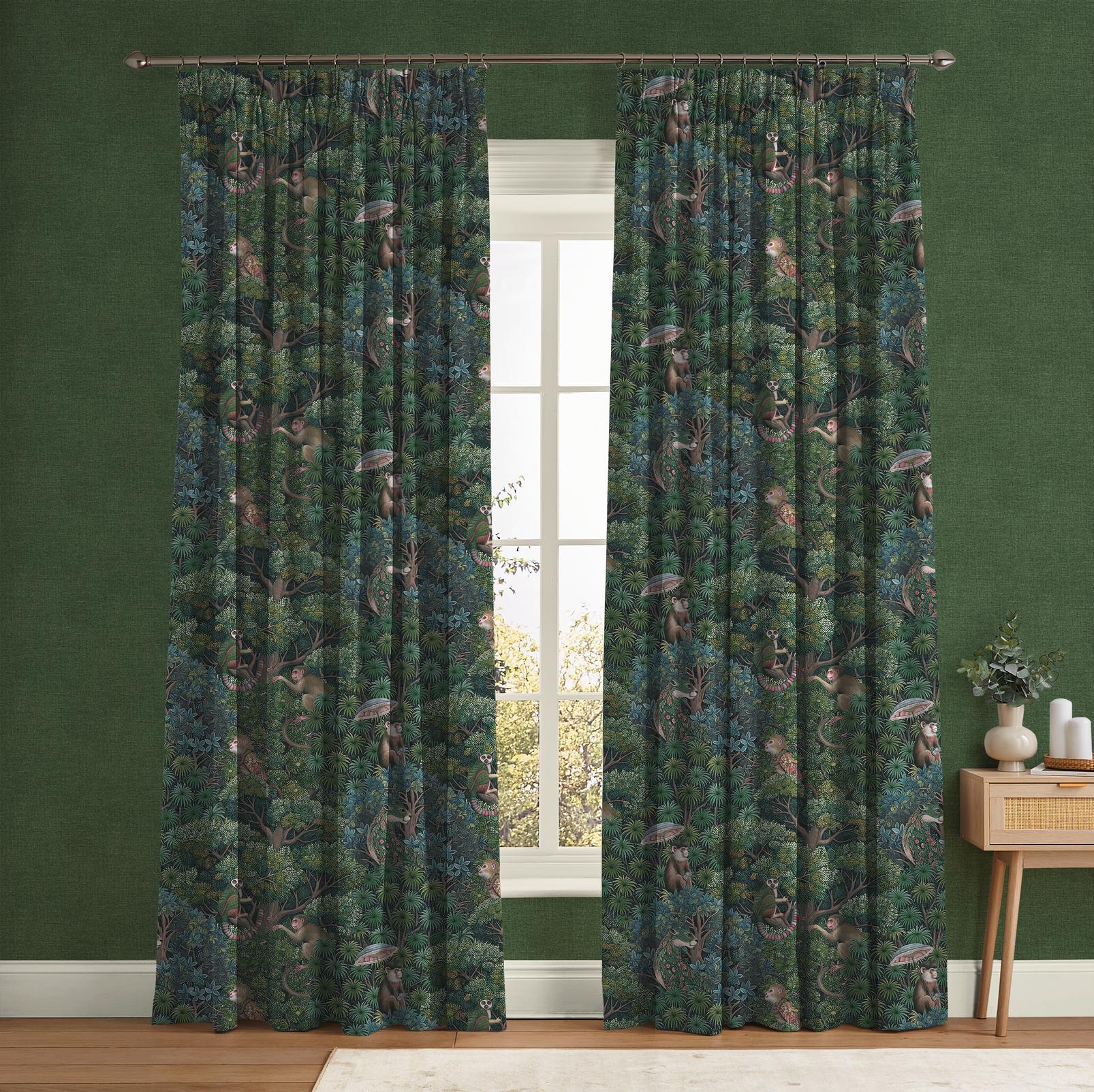 Treetop Troop Green Curtain Treetop Troop Green Curtain