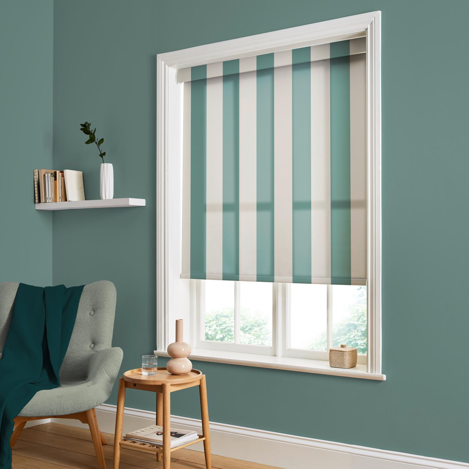 Équilibre Stripe Blue Roller Blind