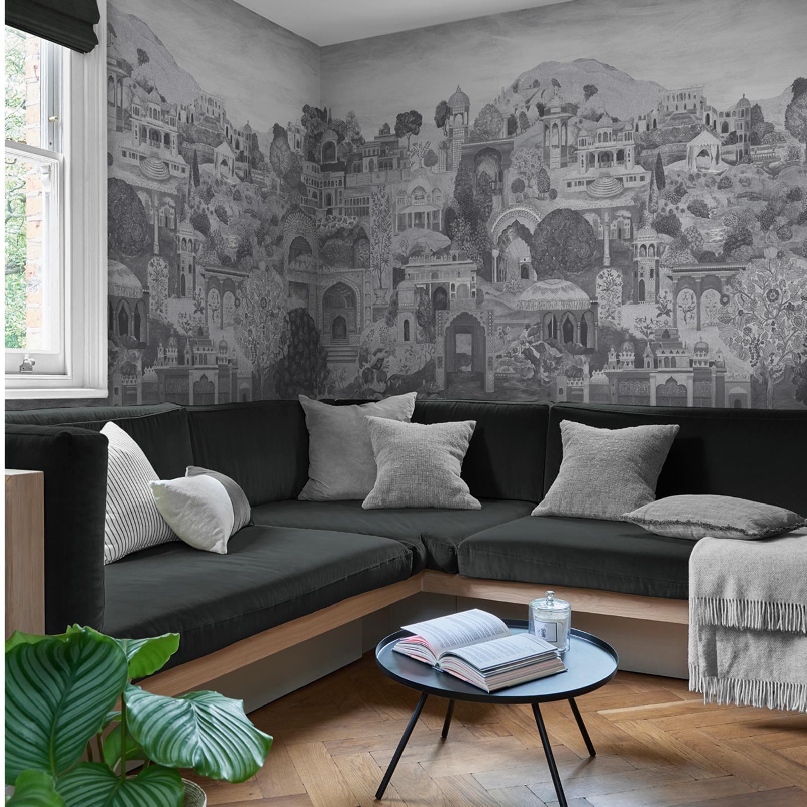 The Lost City Monochrome Bespoke Mural