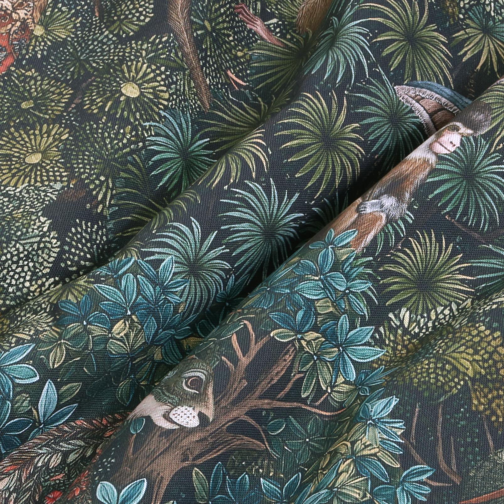 Treetop Troop Green Roman Blind