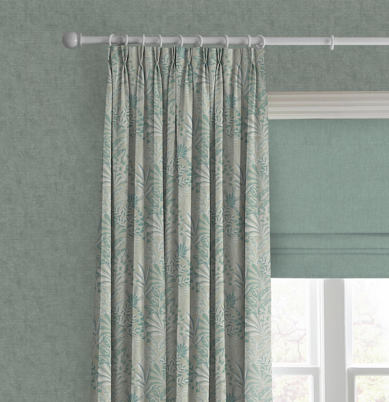 Vendura Weave Sky Blue Curtain Vendura Weave Sky Blue Curtain