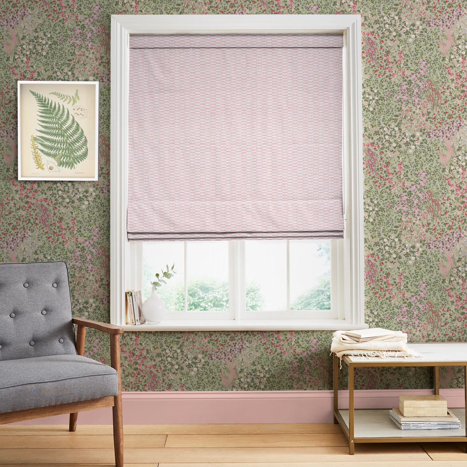 Tessera Blush Roman Blind