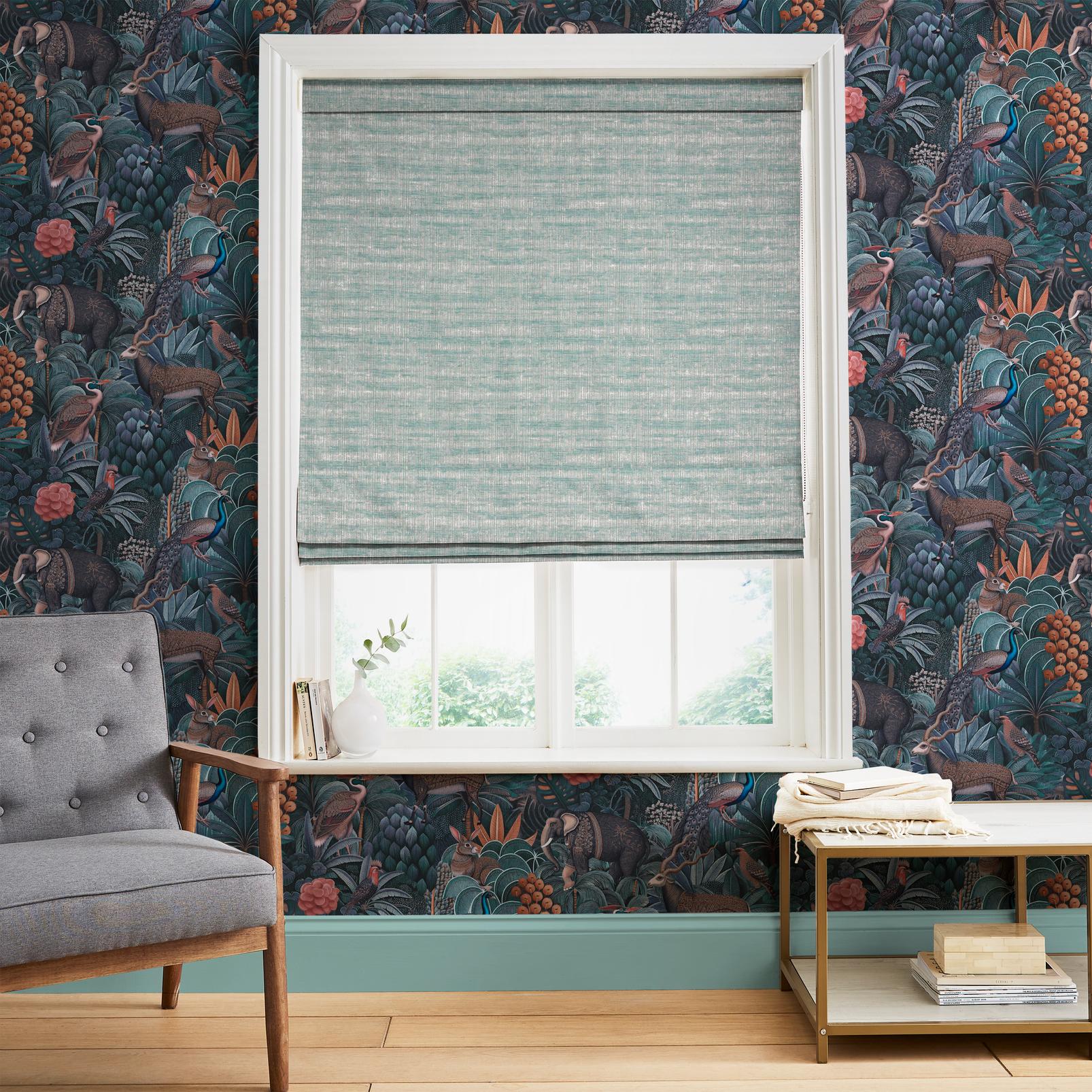 Celeste Opal Roman Blind