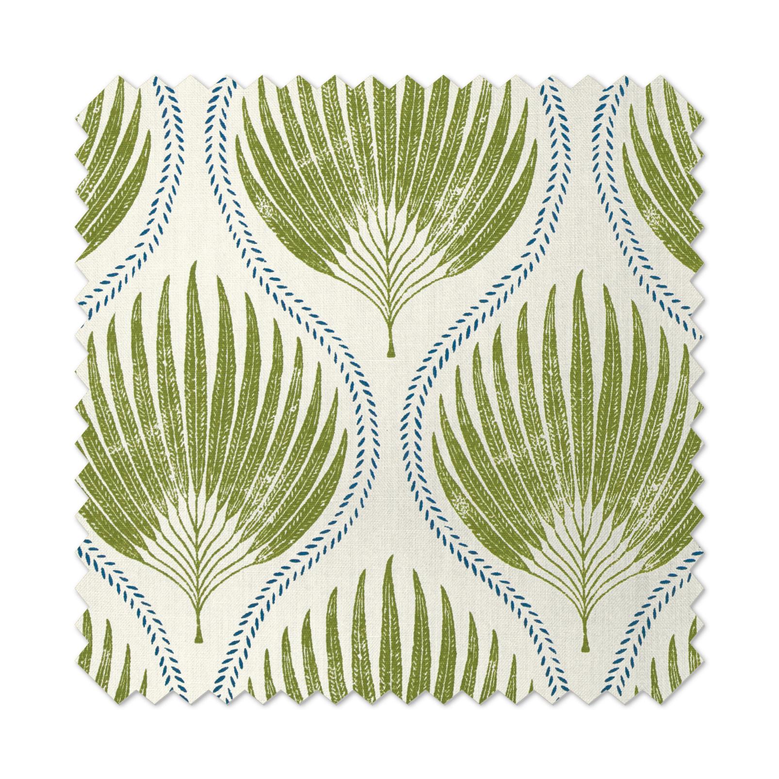 Lissome Leaf Olive Roman Blind