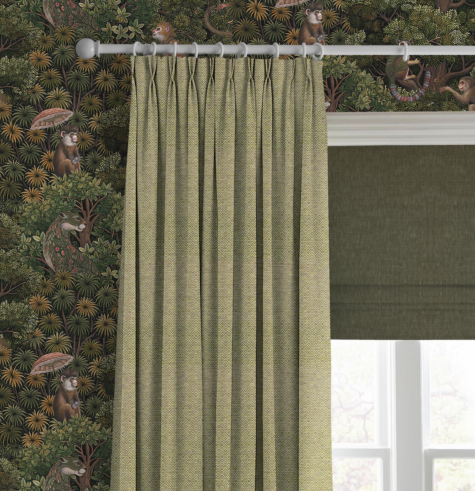 Harmonia Olive Curtain Harmonia Olive Curtain