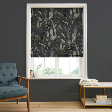 Glasshouse Midnight Roman Blind Glasshouse Midnight Roman Blind