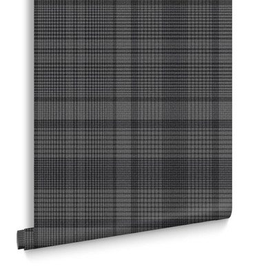 Heritage Plaid Charcoal Wallpaper Heritage Plaid Charcoal Wallpaper