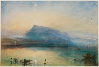 Turner The Blue Rigi Bespoke Mural
