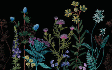 Luminous Garden Bespoke Mural