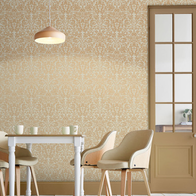 Hartley Damask Neutral Wallpaper Hartley Damask Neutral Wallpaper