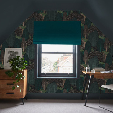 Scandiscape Navy Wallpaper Scandiscape Navy Wallpaper