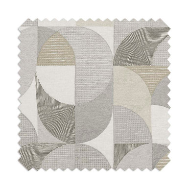 Stitch Craze Taupe Roman Blind