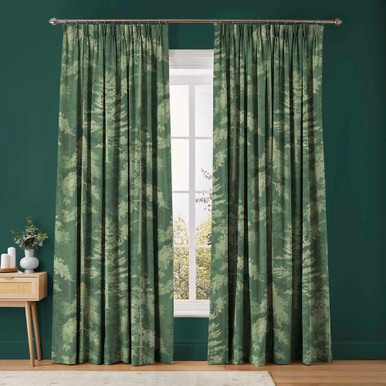 Norse Forest Soft Emerald Curtains Norse Forest Soft Emerald Curtains