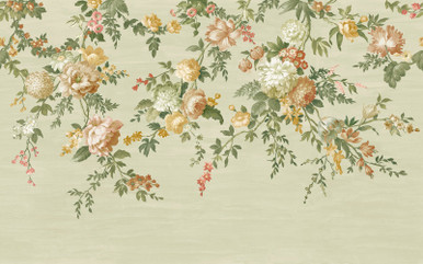Hague Fleurs Sage Bespoke Mural