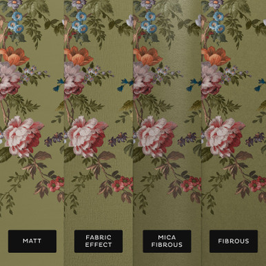 Hague Fleurs Olive Bespoke Mural