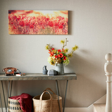 Peaceful Poppy Fields Printed Canvas Wall Art Peaceful Poppy Fields Printed Canvas Wall Art