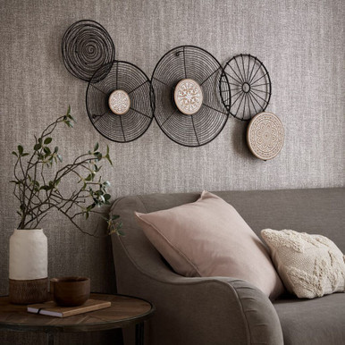 Halo Wood & Metal Wall Art Halo Wood & Metal Wall Art