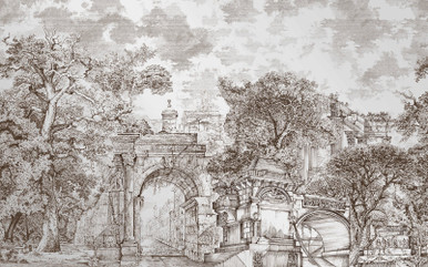 Rivington Folly Dusk Bespoke Mural