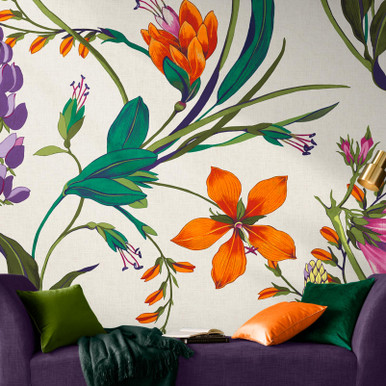 Botanist's Scroll Vivant Bespoke Mural