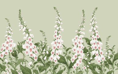 Foxglove Sage Bespoke Mural Foxglove Sage Bespoke Mural