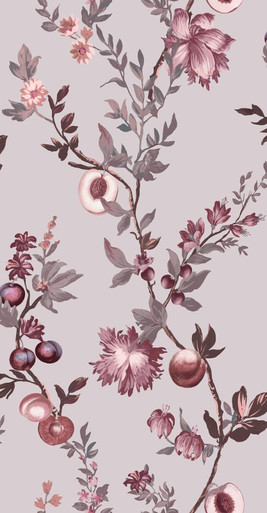 Allurium Pink Wallpaper