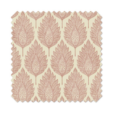 Flame Leaf Pink Curtain
