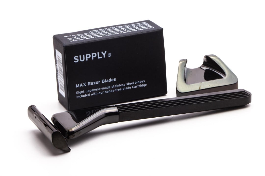 Supply | The Single Edge Max Jet Black Safety Razor - Razor Emporium