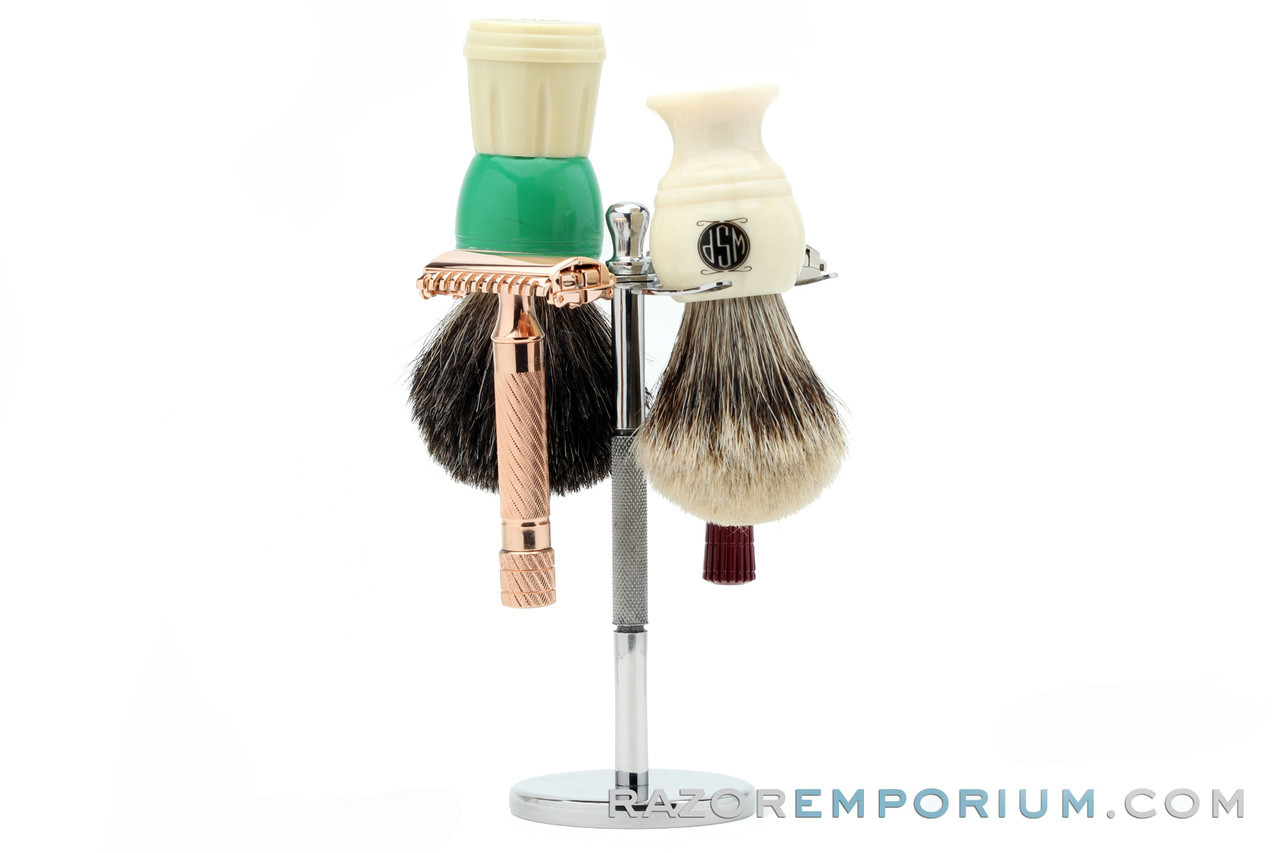 Simpsons Travel Tube Wet Shave Brush Razor Emporium