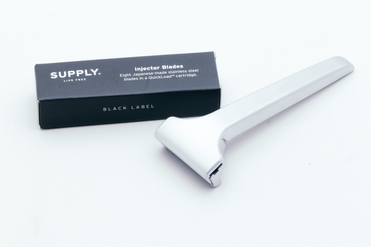 A12010　SUPPLY　THE SINGLE EDGE　カミソリ　シルバー The Single Edge SE | Supply Razor