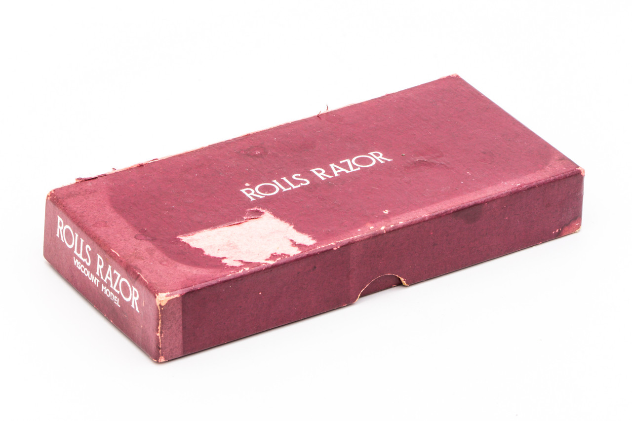 Rolls Safety Razor In Box with Sharpening Stone and Strop - Bruce