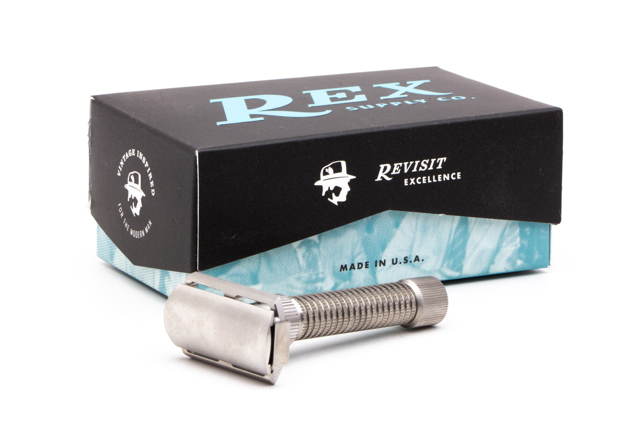 Rex Supply Co. Ambassador Adjustable Stainless Steel DE Razor