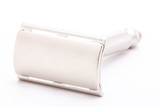 1958 D3 Gillette Ball End Tech 3 Piece Safety Razor | Factory Nickel Revamp