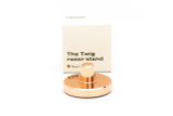 The Twig Razor Stand LEAF | Rose Gold