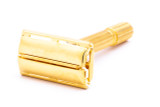 1965 K1 Gillette Slim Aristocrat Adjustable DE Safety Razor | 24K Gold Revamp