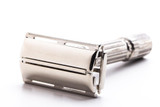 1960 F3 Gillette Fatboy Adjustable Double Edge Safety Razor | Factory Nickel Revamp