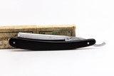 7/8" Filarmonica "Doble Temple" #14 Black Straight Razor w/ Coffin | Spain