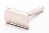 1954 Z4 Gillette Ball End Tech Double Edge Safety Razor | Factory Nickel Revamp