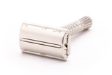 1964 J3 Gillette Flare Tip DE TTO Super Speed Safety Razor | Factory Nickel Revamp