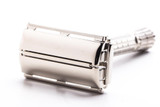 1958 D3 Gillette Flare Tip TTO DE Super Speed Safety Razor | Factory Nickel Revamp