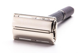 1983 D3 Gillette Super Adjustable "Black Beauty" Double Edge Safety Razor | Factory Nickel Revamp