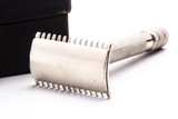 1922 Gillette Single Ring Double Edge Safety Razor Set | Factory Nickel Revamp