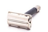 1973 T4 Gillette Black Handle Super Speed DE Safety Razor | Factory Nickel Revamp