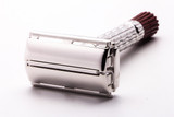 1956 B2 Gillette Red Tip Heavy Super Speed Safety Razor | Rhodium Revamp
