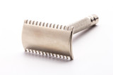 Open Comb Three Piece Double Edge Safety Razor | Factory Nickel Revamp