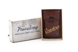1950's Travalong Gold Folding Travel Safety Razor Set | Original Condition