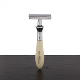 Edwin Jagger | Plaza Traditional Safety Razor - Imitation Ivory