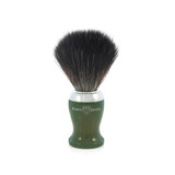 Edwin Jagger | Green Shaving Brush (Black Synthetic)