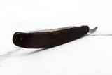 5/8" Vintage Restored B.B. Cutlery Straight Razor With Leather Scales