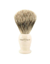 Edwin Jagger | 9EJ877 English Shaving Brush, Imitation Ivory with Best Badger, Small
