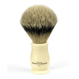 Edwin Jagger | Chatsworth Imitation Ivory Shaving Brush (Super Badger)